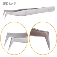 1pcs Vetus 6A-SA Stainless Steel Tweezers Grafting Eyelash Extension Tweezers for 3D 6D Volume Lashes Watch Tools