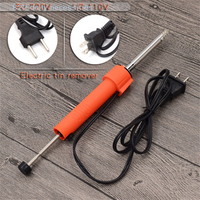 Electrothermal Vacuum Solder Sucker 110-220V EU US Durable Desoldering Pump Soldering Iron Pen Dual Purpose Repair Tool