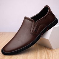 Leder Männer Casual Schuhe Atmungsaktive Weiche Sohle Büro Müßiggänger Schuhe Männer Designer Schuhe Männer Italienische Marke Mokassins Zapatos Hombre