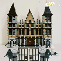 1601PCS Malfoy Manor Modular Building Blocks Assembled Model Bricks Magical Toys For Adult Birthday Party Gifts