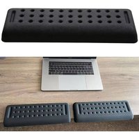 1Pc Ergonomic Desk Elbow Pad Black L-Shaped Non-slip Arm Cushions Non-slip Slow Rebound Keyboard Hand Rest Protection Rest