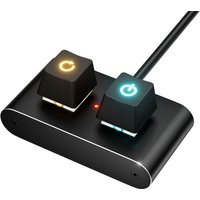 PC Power Button Desktop Switch Splitter ON Off Reset SW HDD LED PC External Power Supply Button for Computer Motherboard 2M Cabl