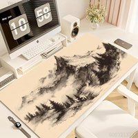 Mountain Sketch Mouse Pad . Computer Accessories Office Game Table Mats Anti-slip Gaming Keyboard Mousepads Desk Pads .