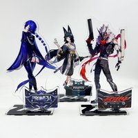 Game Zenless Zone Zero Ye Shunguang Dialyn Hoshimi Miyabi Anime Acrylic Stand Model Plate Keychain Desk Decor Collection gift