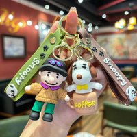 2026 Cute Soft Rubber Snoopy Keychain, Cartoon Pendant, Car Keychain, Couple Backpack Ornament, Birthday Gifts