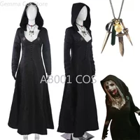 Game Village Lady Dimitrescu Daughter Bela Cosplay Costume Cassandra Daniela Women Adult Vampire Dress Halloween Clothes
