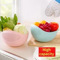 Food Grade Plastic Rice Bean Pea Cleaning Strainer Strainer Basket Strainer Drainer Cleaning Gadget Kitchen Accessories Tools