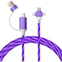 3 In 2 Fast Charging Cable 60W For Xiaomi PD 20W USB Type C Charger Cable Cord for iPhone Poco Multiple Usb C Charging Wire Line