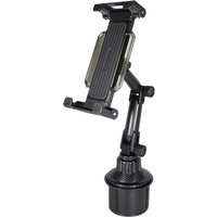 Car Cup Slot Tablet Stand Holder 360 Adjustable Handle Tilt Bar Non-Slip Triangular Base Auto Accessories for Ipad Xiaomi Tab