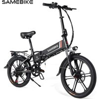AliExpress SAMEBIKE Samebike 20LVXD30-II adult electric bike 350W city ebike 48V10AH E-bike 20 inch folding electric bike