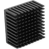 5PCS 40 X 20 X 40mm Heat Cooling Fin Silver/ Black with Adhesive Backing Heat Sink Aluminum Material Aluminum Heatsink Fin