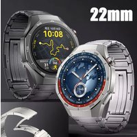 22mm Luxury Titanium Strap for Huawei Watch GT 5 Pro 46mm Metal Bracelet for Huawei Watch 3/4 Pro GT5 GT4 GT3/3P GT2/2e/2P Band