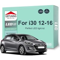 12Pcs Canbus Car LED Interior Light Bulb Kit For Hyundai i30 GD 2012 2013 2014 2015 2016 Vehicle Indoor Reading Dome Trunk Lamp