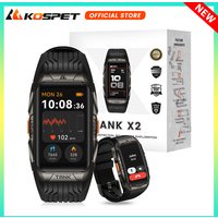 KOSPET TANK X2 Smartwatch für Herren, IP69K, wasserdicht, 3D-gebogener Bildschirm, 1,64 Zoll AMOLED, Bluetooth-Anruf, 170 Sportmodi, Smartwatch