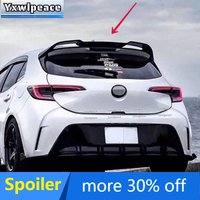 For Toyota Corolla Hatchback 2019 2020 2021 2022 Rear Roof Spoiler ABS Plastic Primer Color Trunk Wing Car Styling