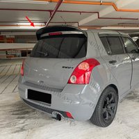 For Suzuki Swift ZC11 ZC71 ZC31S Mk3 2005-2010 Spoon Style Rear Trunk Lip Carbon Fiber Wing Spoiler Car Styling Original Factory