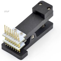 2.54mm spacing Test stand PCB clip Clamp Fixture fixture Probe pogo pin Download Program Burn 3P 4P 5P 6P 7P 8P 9P 10P
