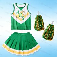 TV ST Season 5 Cosplay Costume Hawkins High School Costume Dress Chrissy Cunningham Cheerleader Jacket Dress for Adult Kid