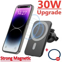 Fast Wireless Car Charger For MagSafe iPhone 17 16 15 14 13 12 Pro Max Samsung Xiaomi Air Vent Mount Magnetic Phone Holder