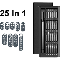 AliExpress NONE 25in 1 Precision Screwdriver Set Phillips Torx Hex Bits Mini Repair Tool Kit Portable DIY Tool Case for Phone PC Watch Drone Toy
