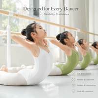 Cotton Girls Camisole Leotard Strap White Ballet Bodysuit Leotard Costume Clothing Stretch Gymnastics Leotard Swimwear