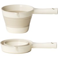 Creative Folding Water Scoop Suspensible Long Handle Kitchen Water Ladle Large Capacity Thickened Fruit Washing Scoop