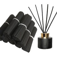 1000PCS L50/40/30CM X 5/4/3MMBlack Volatile Synthetic Fiber Sticks Aroma Fragrance Reed Diffuser Rattan Stick for Home Fragrance