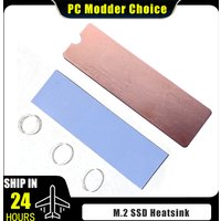 PC M.2 SSD Heat Sink NVME NGFF M2 2280 Solid State Disk Pure Copper Heatsink B80 Thin Cooler Radiator For Descktop/Notebook
