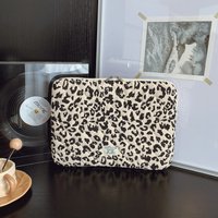 Leopard Print Laptop Carrying Case Laptop Storage Bag Computer Sleeve Fits 11/13/15 Inch Laptops