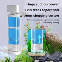 Aquarium Filter Pump, Submersible Quiet Aeration Pump, Built-in Water Pump, Aquarium Air Pump, Wave Maker, 220V