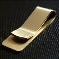 Stainless steel slim men's design money clip wallet for cash, ID card, credit card, business dollars clip, metal banknote clip