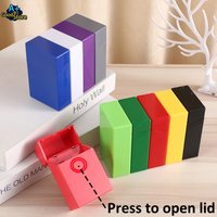 Flip Lid Desktop Storage Box Mini Idol Photocard Holder Photo Album Storage Box Orangizer Picture Case Small Stationery