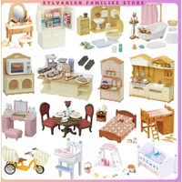 The new Japanese Sylvanian Families play house toy doll animal mini Kawaii Cute Doll Model Kids Toys Birthday Gifts For Girl