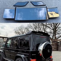 For Mercedes Benz G Class W463 W464 G63 G500 G350 G550 2018 Up ABS Car Rear Roof Wing Spoiler Glossy Black Or Carbon Fiber Look