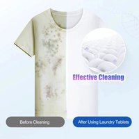 150Pcs Laundry Tablets Strong Decontamination Laundry Detergent Sheet Underwear Clothes Cleaning Detergent Laundry Bubble Paper