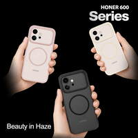 Translucent Shockproof Armor Case For Honor 600 Pro Global Matte Skin Feel TPU Plastic Magnetic Wireless Charging Phone Cover