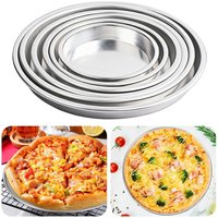 New Round Baking Tray Even Heating Non-stick Oven Tray Aluminum Alloy Pizza Baking Pan