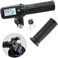 AliExpress SPORTARC E-Bike Throttle Grip Handlebar 24-72V Electric Scooter Accelerator Power Indicator Key Grip Bicycle Handlebar With LED Display