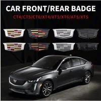 Car Rear Trunk Boot Front Head Grille Badge ABS 3D Logo For Cadillac CT4 CT5 CT6 XT4 XT5 XT6 ATS XTS Auto Emblem Accessories