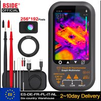 BSIDE Wärmebildmultimeter, 320x428 IR-Auflösung mit Mikrolinse, Datenaufzeichnungsmodus mit 360-Grad drehbarem Touch-LCD, 15 Wärmebildpaletten, 20000 Pixel Voltmeter für Elektrik, PCB, HVAC,