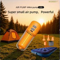Mini Outdoor Camping InflatorSwimming ring hovercraftCushion bed inflatable vacuum pumpAir pump for both char and pumpingSOSlamp