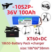 36V 100000mAh 10S2P 36V Elektroroller-Akku Lithium-Elektroroller 500W Elektroroller-Batterie 36V 10S2P Akku