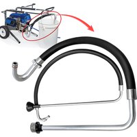 Airless Paint Sprayer Suction Hose with Strainer, Inlet Hose Replacement for 390 395 490 495 595 Sprayers, Painting Tool Parts