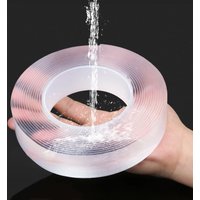Nano Tape Double Sided Tape Transparent Reusable Waterproof Adhesive Tapes Cleanable Kitchen Bathroom Supplies Tapes