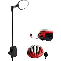 ABS Helmet Rear View Mirror Safety Mountain Road Bike Adjustable Mirror With Clear View Bike Safety Rearview