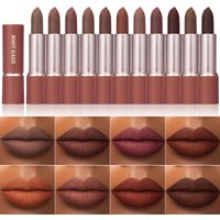 Barely Matte Cocoa Lipstick Creamy Texture Nourishing Care Long Lasting Waterproof All Skin Types Brown Hue Matte Lipstick