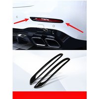 For Mercedes Benz Class C W206 2022-2025Exterior Car Piece Rear fiber Carbon fiber chrome fiber frame cover refit
