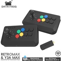 Data Frog Wireless Y3A Max Arcade Stick Fight Joystick for PC TV Box Multi-System Universal Fighting Game Controller