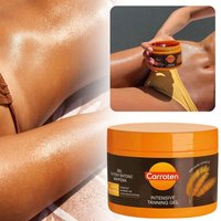 Carroten Intensive Tanning Gel With Coconut Oil Ultra Moisturizing Tan Boost Accelerator Outdoor Sun Body Bronze SkinCare Lotion