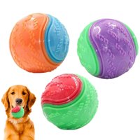 Dogs Chew Ball Interactive Toys Soft Toys for Dog Pet Teeth Cleaning Bite Resistance Squeaky Dog Ball Toy Pet Products